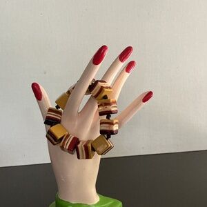 Jackie Brazil style beaded bracelet